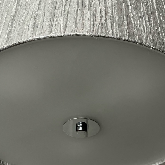 Silver Light Fixture - Picture 3 of 4